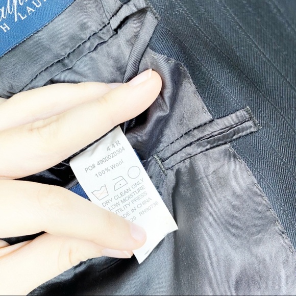 Ralph Lauren Blue Label Black Wool Blazer - Picture 5 of 8